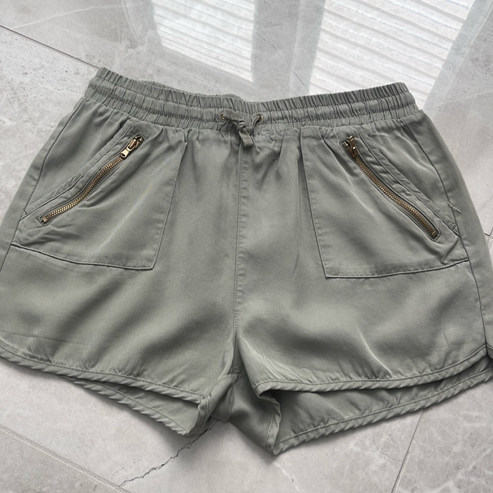 Light green shorts